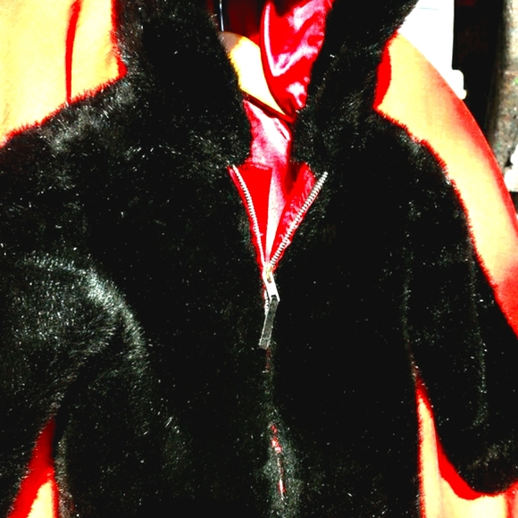 Vintage Gorgeous Faux Fur Mini Jacket - Picture 1 of 4